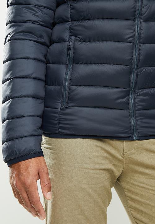 Aca Joe - Aca joe zip thru jacket - puffer - navy