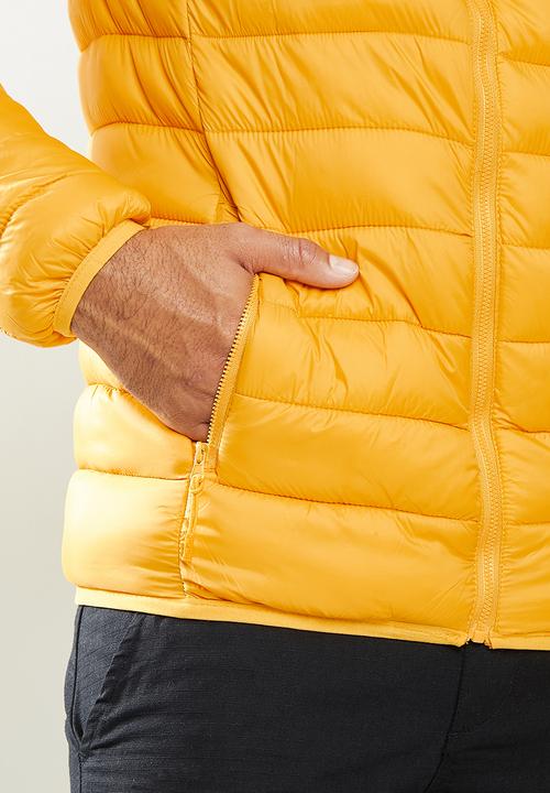 Aca Joe - Aca joe zip thru jacket - puffer - mustard