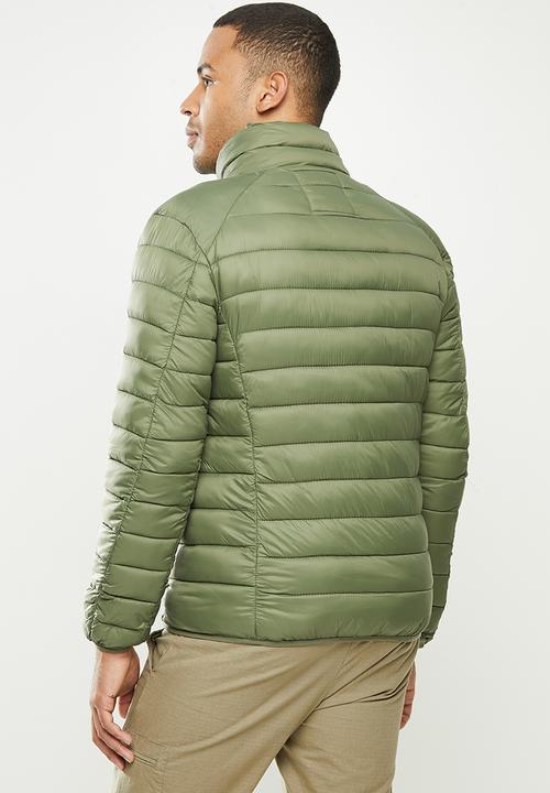 Aca Joe - Aca joe zip thru jacket - puffer - khaki
