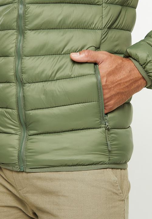 Aca Joe - Aca joe zip thru jacket - puffer - khaki