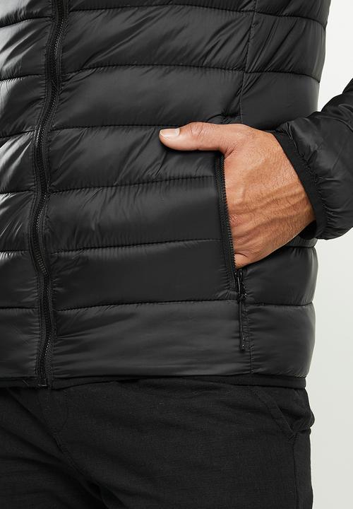 Aca Joe - Aca joe zip thru jacket - puffer - black