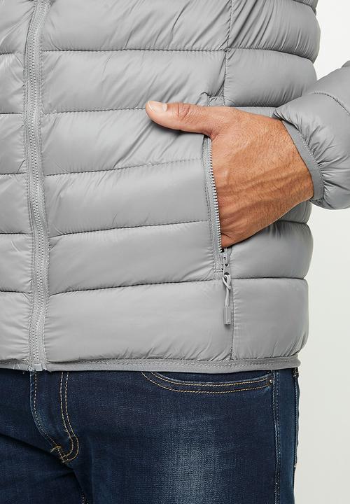 Aca Joe - Aca joe zip thru jacket - puffer - grey