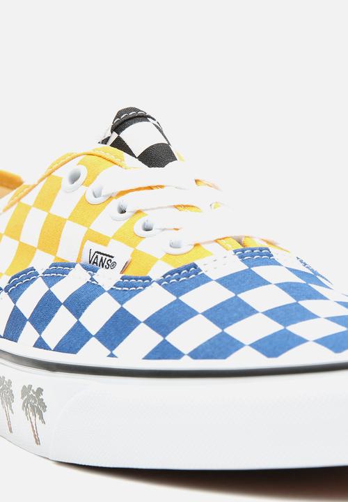 Vans - UA authentic - (sidewall) palm tree/checkerboard