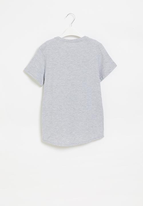 Rebel Republic - Boys short sleeve styled tee - grey