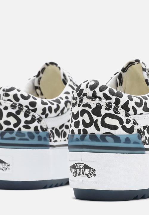 Vans - UA old skool stacked - (uv ink) leopard/true white