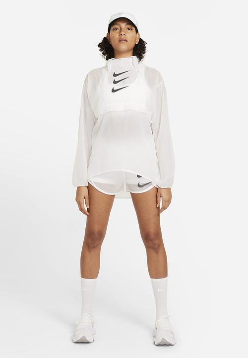 Nike - Nk run dvn po pckbl jkt - white & black