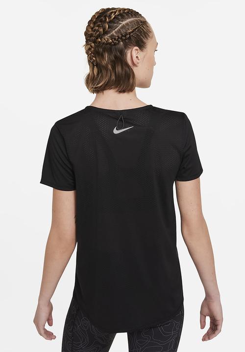 Nike - Nk run dvn miler ss top gx - black