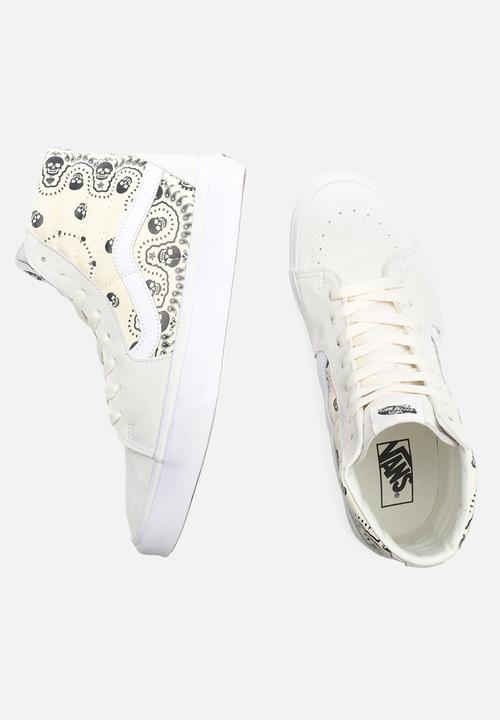 Vans - UA sk8-hi - (bandana) classic white & black