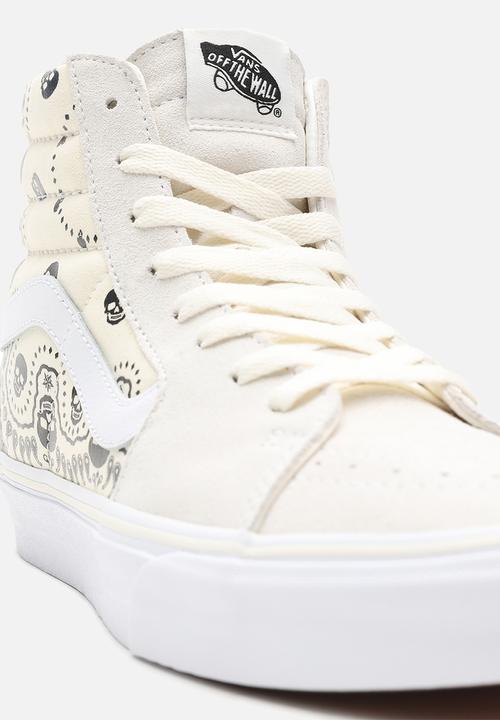 Vans - UA sk8-hi - (bandana) classic white & black