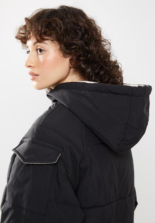 STYLE REPUBLIC - Midi puffer - black