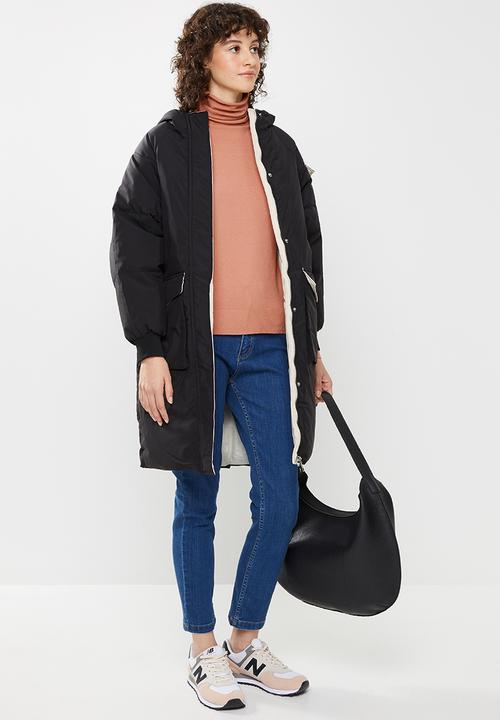 STYLE REPUBLIC - Midi puffer - black