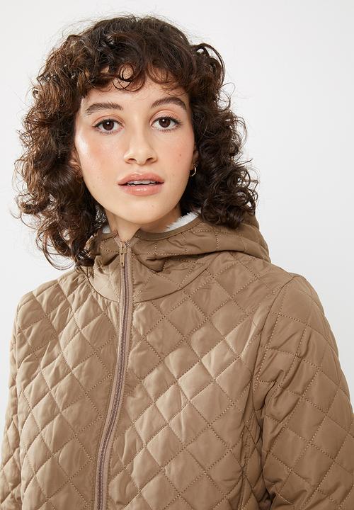 STYLE REPUBLIC - Quilted puffer - champagne