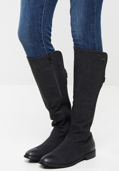 Miss Black - Rainer 6 riding boot - black