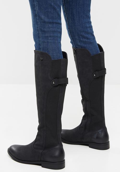 Miss Black - Rainer 6 riding boot - black