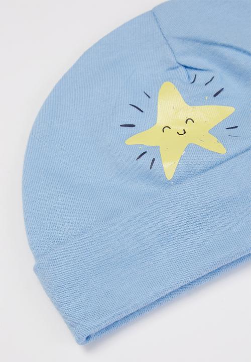 Pop Candy - 2-pack beanie - blue & white 
