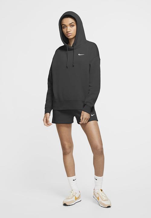 Nike - Nsw hoodie flc trend - black
