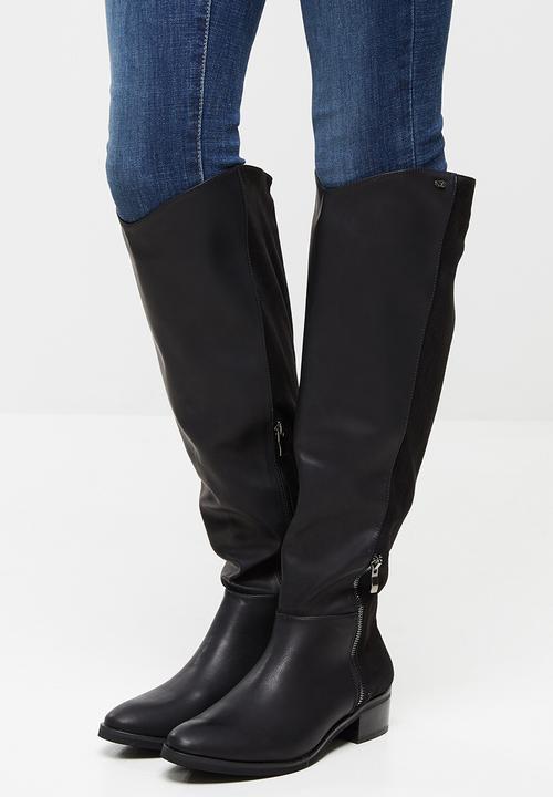 Miss Black - Keys over the knee boot - black