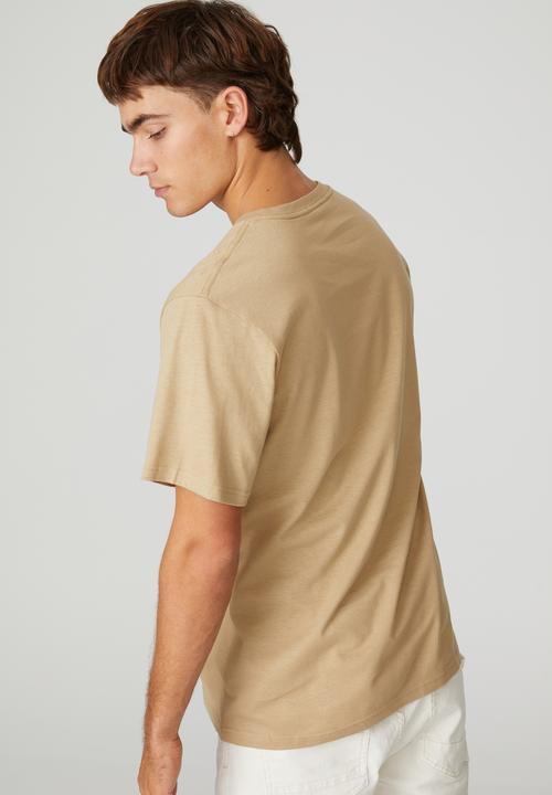 Cotton On - Tbar art T-shirt - gravel stone