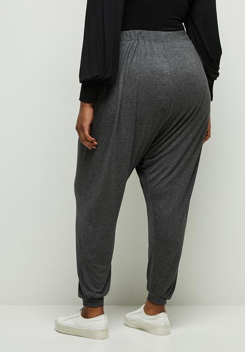 edit Plus - Drop crotch harem - dark grey 
