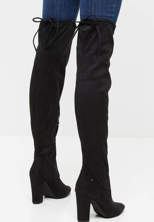 Miss Black - Tonic over the knee boot - black