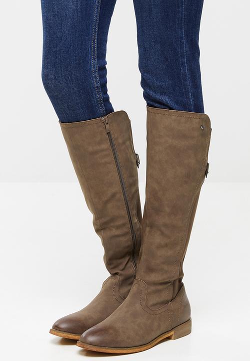 Miss Black - Rainer 6 riding boot - choc
