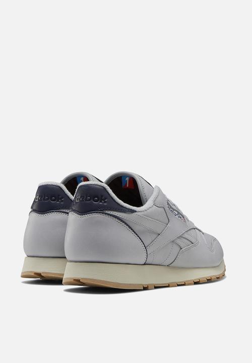 Reebok - Cl lthr - pugry3/vecnav/maroon