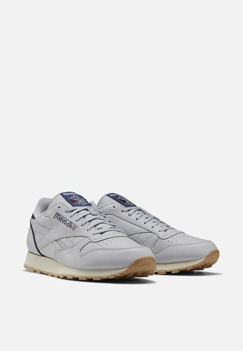 Reebok - Cl lthr - pugry3/vecnav/maroon