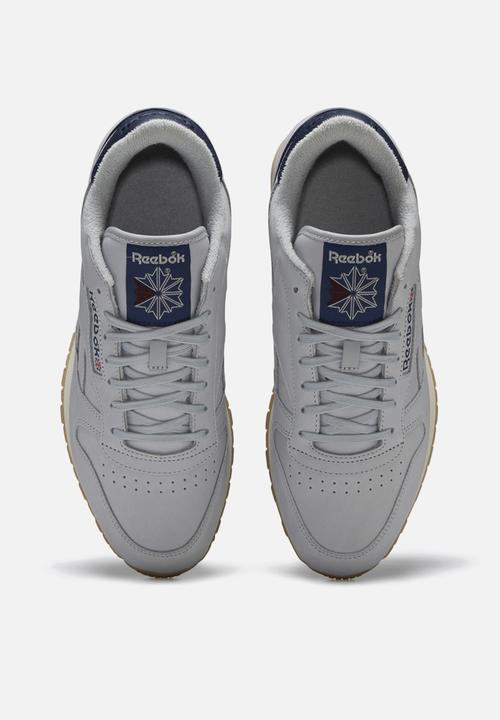 Reebok - Cl lthr - pugry3/vecnav/maroon