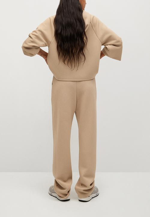 MANGO - Trousers tammy - light beige