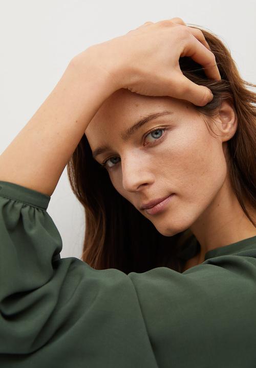 MANGO - Dress smiths - dark green