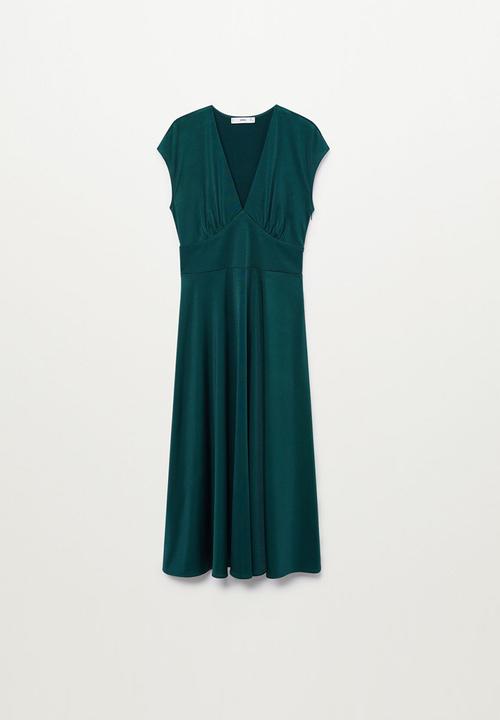 MANGO - Dress juliet - green