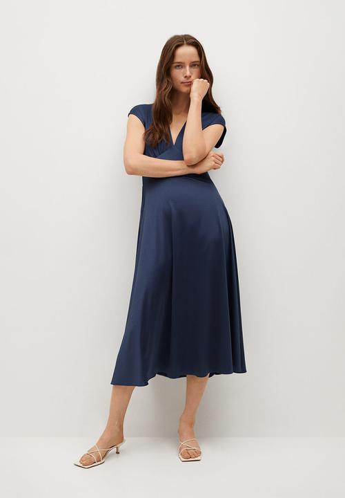 MANGO - Dress juliet - dark blue