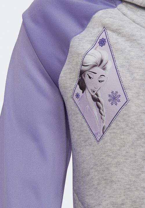 adidas Originals - Hooded track top - grey & purple
