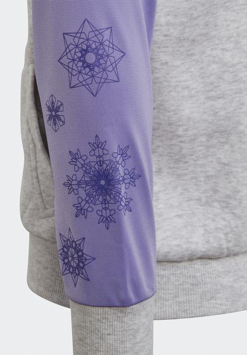 adidas Originals - Hooded track top - grey & purple