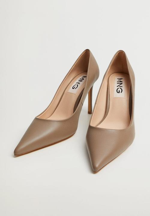 MANGO - Roca leather court - light brown 