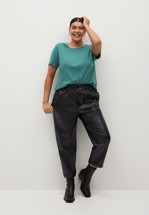 Violeta by Mango - Plus t-shirt easy8 - green