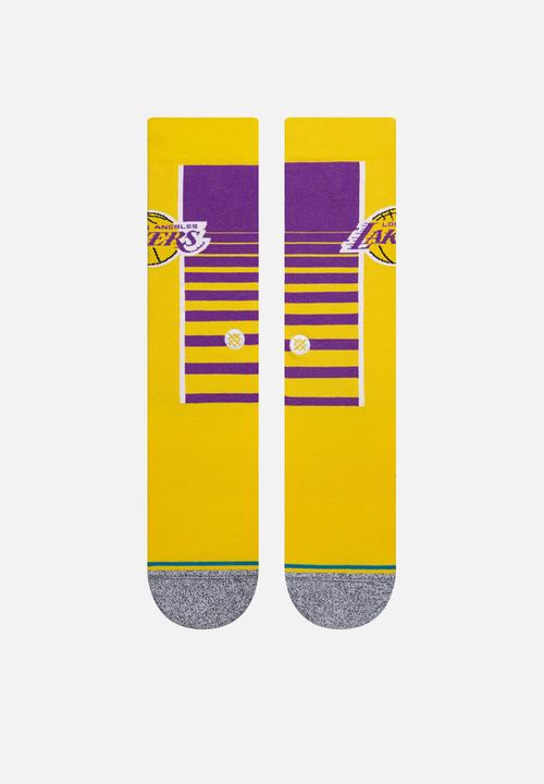 Stance Socks - Lakers gradient socks - yellow