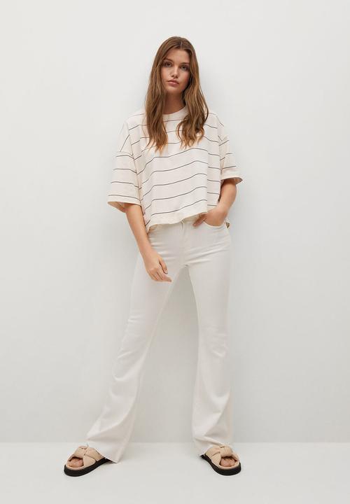 MANGO - T-shirt madrid - natural