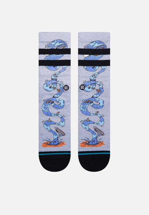 Stance Socks - Party wave socks - grey
