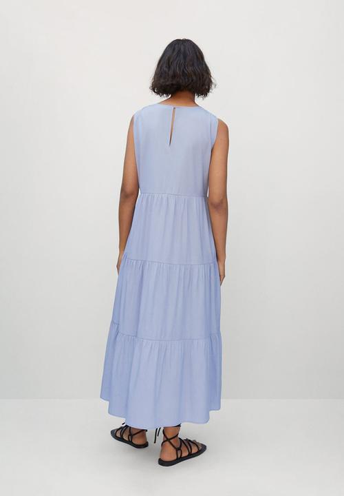 MANGO - Dress abril  - blue