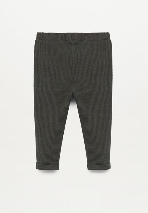 MANGO - Trousers tato - khaki 