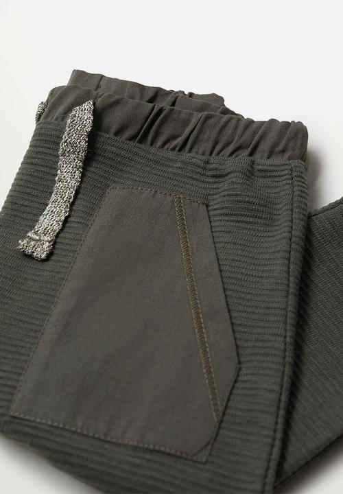 MANGO - Trousers tato - khaki 