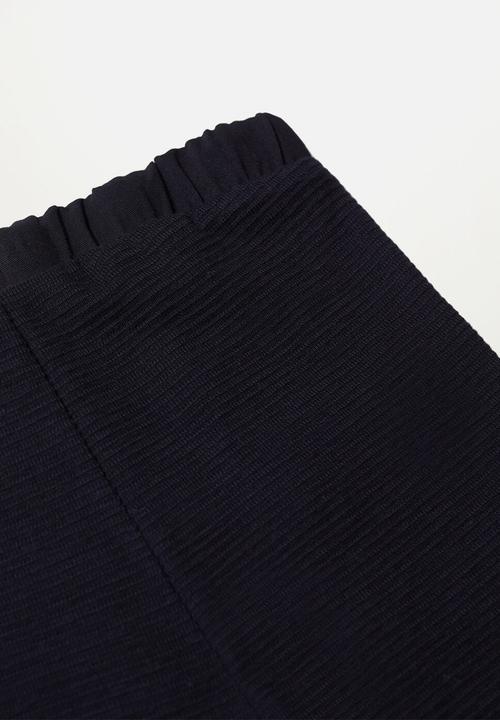 MANGO - Trousers tato - black