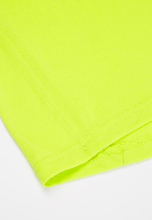 PUMA - Evostripe tee - neon yellow 