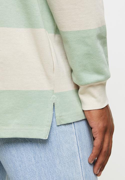 Cotton On - Rugby long sleeve polo - multi
