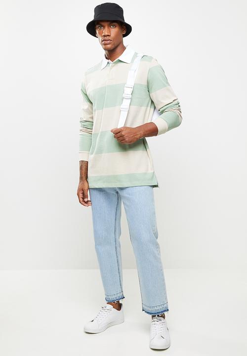 Cotton On - Rugby long sleeve polo - multi