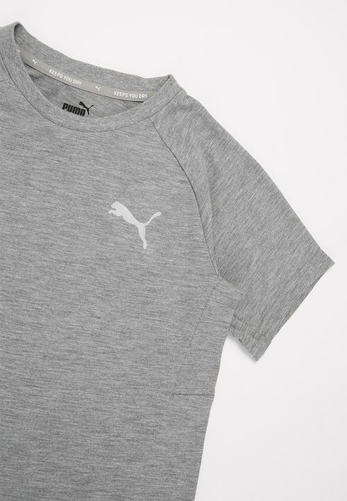 PUMA - Evostripe tee - grey