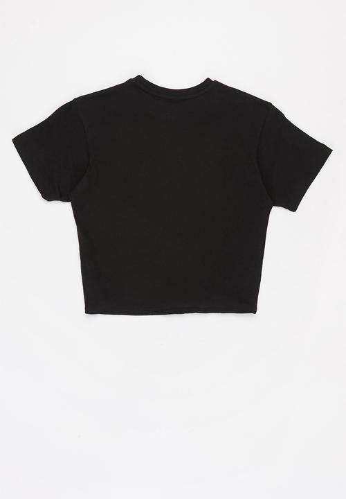 PUMA - Ess+logo silhoutte tee - black
