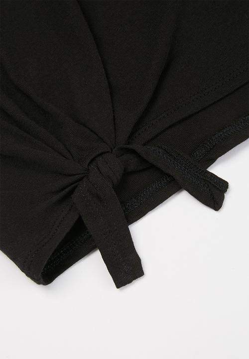 PUMA - Ess+logo silhoutte tee - black