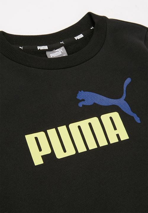 PUMA - Ess big logo crew - black